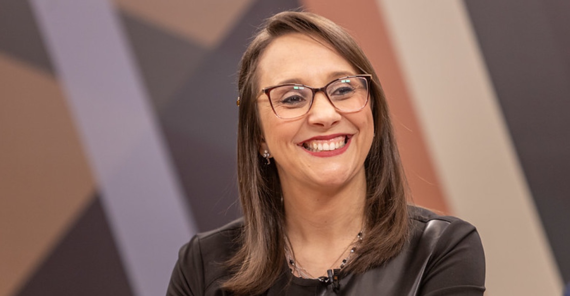 Com entusiasmo, a deputada Renata Abreu, presidente do Podemos Nacional, falou sobre à volta do deputado Hauly à Câmara Federal