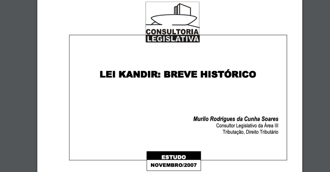Lei Kandir - Audiência Pública - 2011