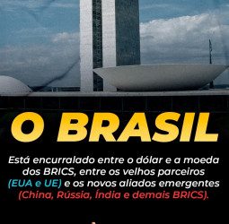 Brasil encurralado entre o dólar e a moeda dos BRICS, entre antigos aliados e novas parcerias estratégicas