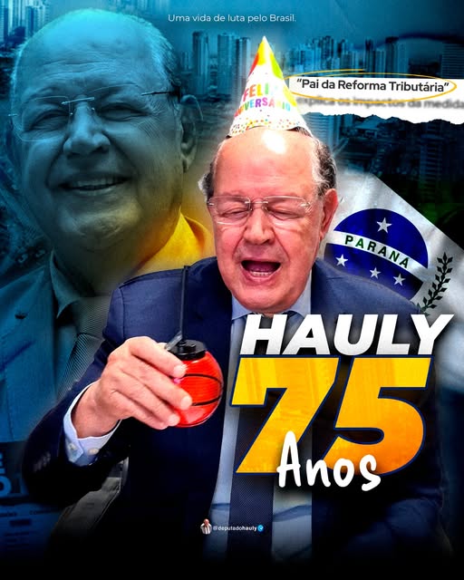 Hauly comemora hoje 75 anos