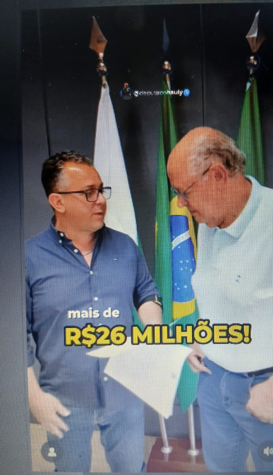 Deputado Hauly visita prefeito de Cambé e presta contas