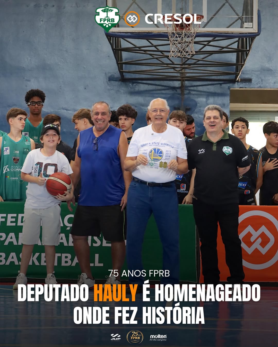 75 anos FPRB:  deputado Hauly é homenageado aonde fez história